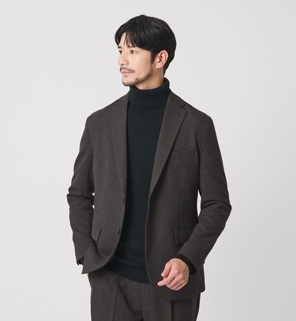 BEAUTY&YOUTH UNITED ARROWS「【WEB限定 WARDROBE SMART】DELEGANT サキソニー セットアップ/ジャケット＆イージーパンツ」|スーツ|