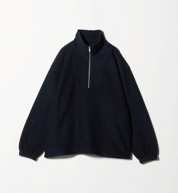 BEAUTY&YOUTH UNITED ARROWS「ハーフジップ エルボーパッチ プルオーバー」|Tシャツ・カットソー|