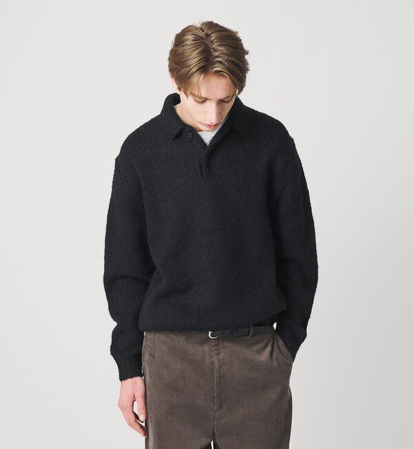 BEAUTY&YOUTH UNITED ARROWS「バブル ニット 2B ポロシャツ」|ニット・セーター|