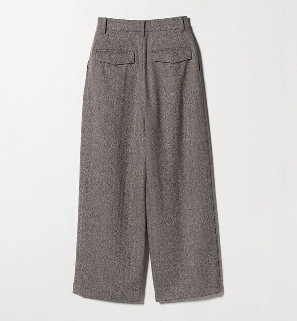 BEAUTY&YOUTH UNITED ARROWS「毛ブレンド ヘリンボーンワイドパンツ」|スラックス|