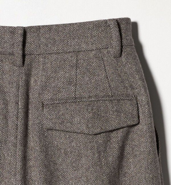 BEAUTY&YOUTH UNITED ARROWS「毛ブレンド ヘリンボーンワイドパンツ」|スラックス|
