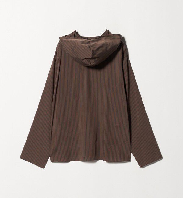 STEVEN ALAN「＜Steven Alan＞ストライプ フード シャツ」|シャツ・ブラウス|