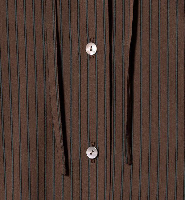 STEVEN ALAN「＜Steven Alan＞ストライプ フード シャツ」|シャツ・ブラウス|