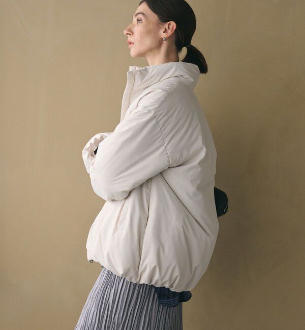 BEAUTY&YOUTH UNITED ARROWS「【WEB限定 Wardrobe DAILY MINIMAL】スタンドカラー コクーンダウンジャケット ウォッシャブル」|ダウン|