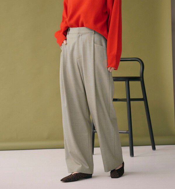 BEAUTY&YOUTH UNITED ARROWS「ウールブレンド ツイルバックゴムパンツ ウォッシャブル」|その他|