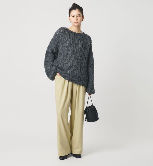 BEAUTY&YOUTH UNITED ARROWS「裏起毛ジョーゼット ワイドパンツ ウォッシャブル」|その他|