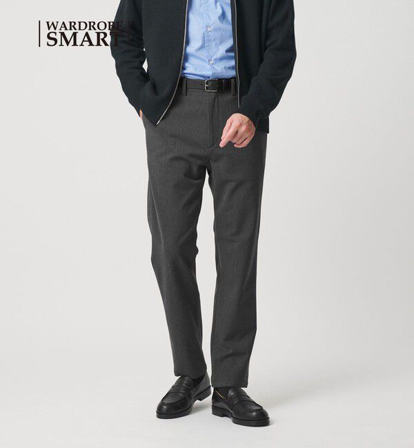 BEAUTY&YOUTH UNITED ARROWS「【WEB限定 WARDROBE SMART】ポリエステル レーヨン アクリル サキソニー スキニー イージーパンツ」|チノ|