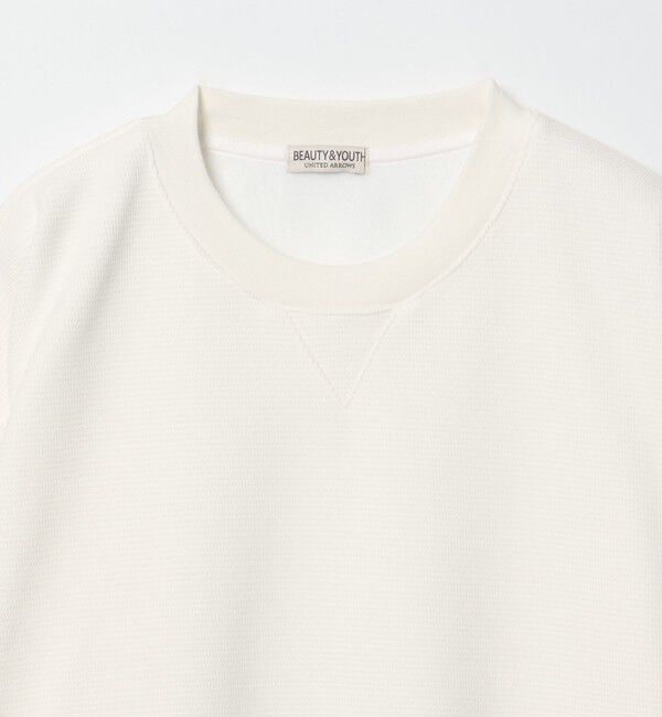 BEAUTY&YOUTH UNITED ARROWS「ウェーブ アゼ ボンディング クルーネック スウェット」|Tシャツ・カットソー|