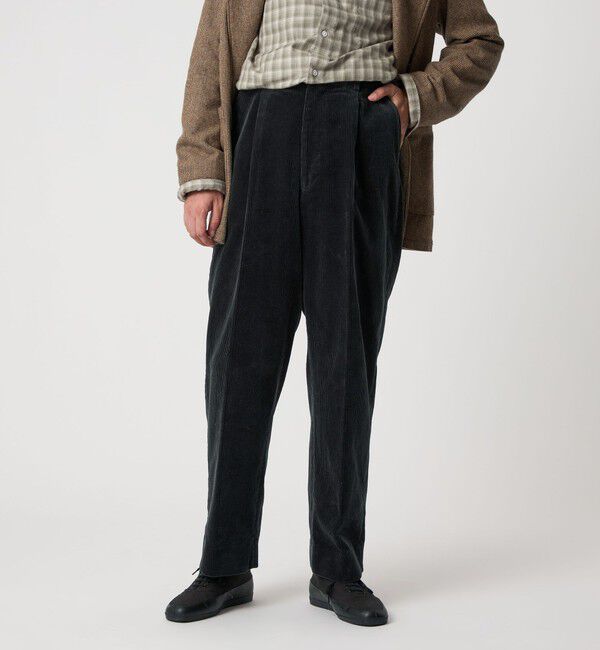 STEVEN ALAN「＜Steven Alan＞ 8W コーデュロイ アウト ワンプリーツ スラックス」|スラックス|