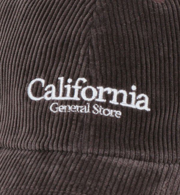 California General Store「＜CGS.＞コーデュロイ ロゴキャップ」|キャップ・キャスケット|