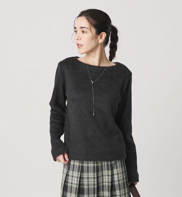 BEAUTY&YOUTH UNITED ARROWS「シャギー ボートネックプルオーバー ウォッシャブル」|Tシャツ・カットソー|