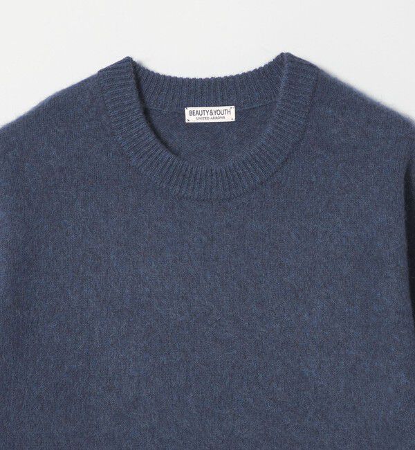 BEAUTY&YOUTH UNITED ARROWS「ブラッシュド ヤク クルーネック ニット」|ニット・セーター|