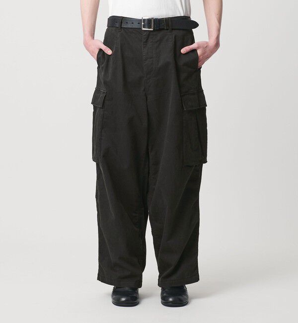 MONKEY TIME「ピグメント プリント カーゴ パンツ -セットアップ対応-」|チノ|