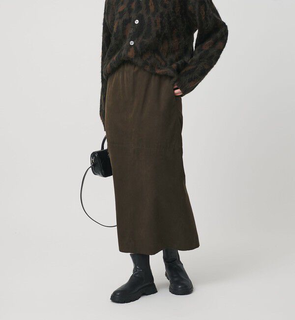 BEAUTY&YOUTH UNITED ARROWS「スエードライク Iラインスカート」|スカート|