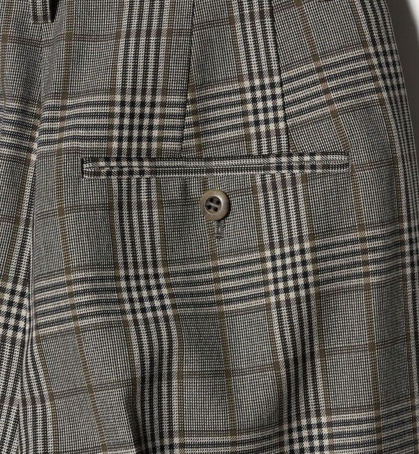 STEVEN ALAN「＜Steven Alan＞メランジ タック ワイド パンツ」|スラックス|