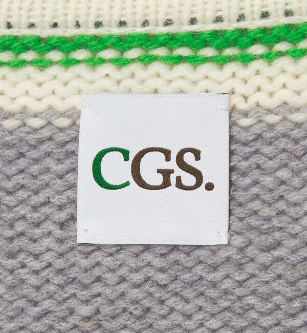 California General Store「＜CGS.＞ボーダー ニット ポロシャツ」|ニット・セーター|