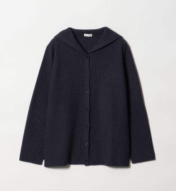 STEVEN ALAN「＜Steven Alan＞ウール リブ セーラーカラー カーディガン」|カーディガン|