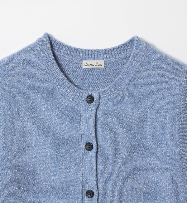 STEVEN ALAN「＜Steven Alan＞ウール シルク クルーネック ベスト」|ベスト・ジレ|
