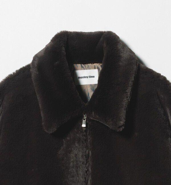 MONKEY TIME「ファーライク ミリタリー ブルゾン」|その他|