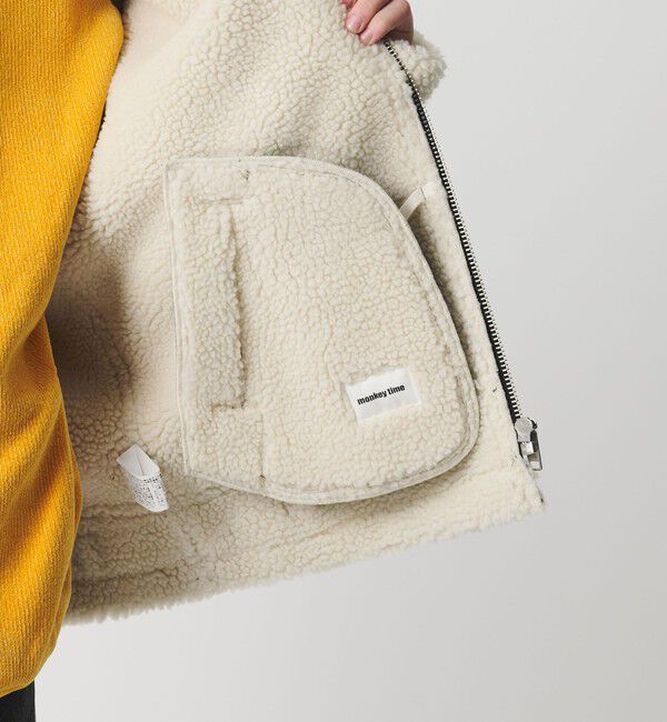 MONKEY TIME「ムートンライク B-3 ジャケット」|その他|