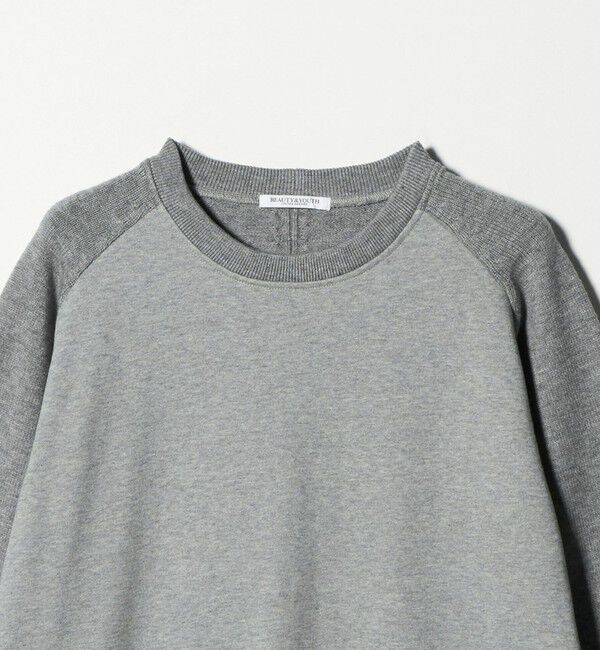 BEAUTY&YOUTH UNITED ARROWS「【WEB限定】スウェット&times;ニット コンビワンピース ウォッシャブル」|ワンピース|