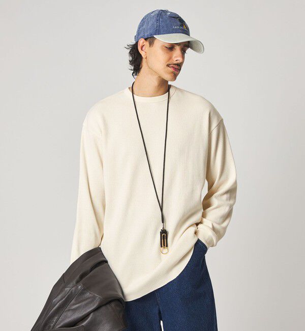 STEVEN ALAN「＜Steven Alan＞ ラダー サーマル クルーネック カットソー NARROW」|Tシャツ・カットソー|