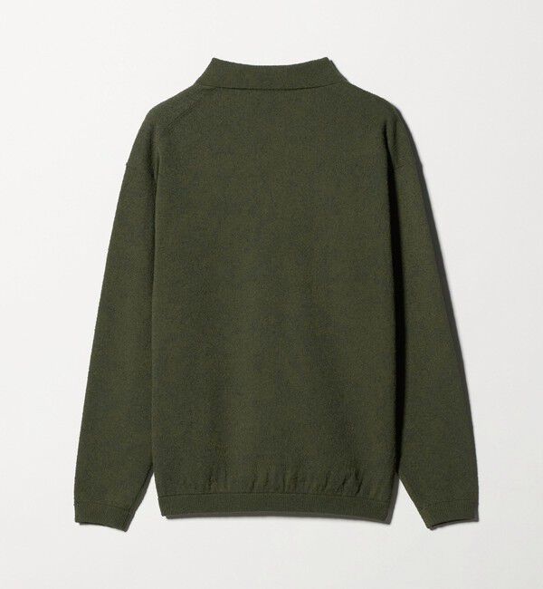 BEAUTY&YOUTH UNITED ARROWS「クリンプ コットン ポロ スキッパー ニット」|ニット・セーター|