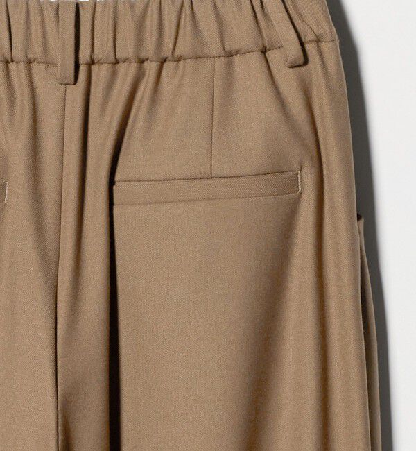 BEAUTY&YOUTH UNITED ARROWS「ウールブレンド ツイルバックゴムパンツ 2 ウォッシャブル」|スラックス|