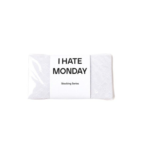 Ray BEAMS 「I Hate Monday / flower lace ストッキング white」|タイツ・ストッキング|WHITE