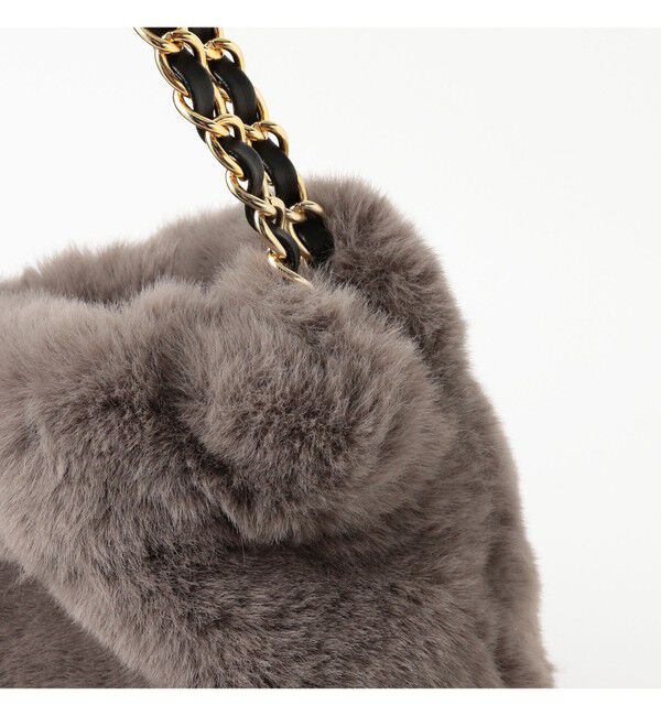 Demi-Luxe BEAMS 「VIOLAd&rsquo;ORO / エコファー チェーン バッグ」|トートバッグ|