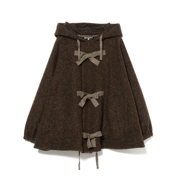 BEAMSBOY「HAVERSACK / ボア コート」|ブルゾン・スタジャン|BROWN