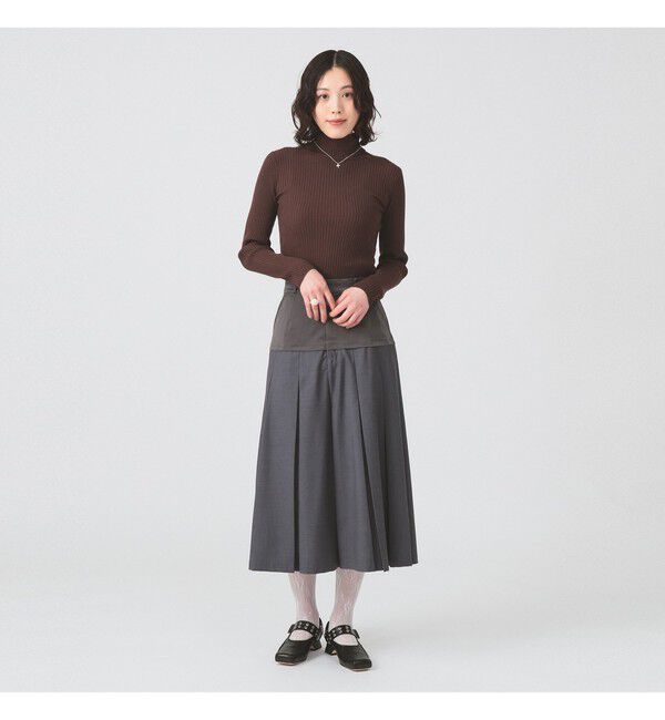 Ray BEAMS 「14ゲージ リブ タートル ネック ニット」|ニット・セーター|