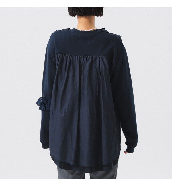 BEAMSBOY「【別注】TORI-TO / リボン スウェット シャツ」|スウェット・ジャージ|