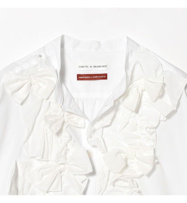 BEAMSBOY「【別注】TORI-TO / リボン シャツ」|シャツ・ブラウス|