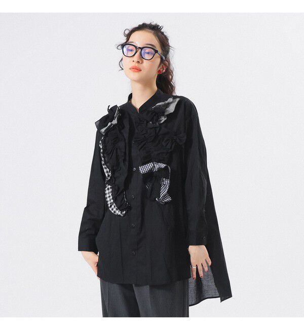 BEAMSBOY「【別注】TORI-TO / リボン シャツ」|シャツ・ブラウス|