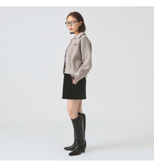 Ray BEAMS 「【別注】FRED PERRY / Tipped Collar Cardigan」|ニット・セーター|