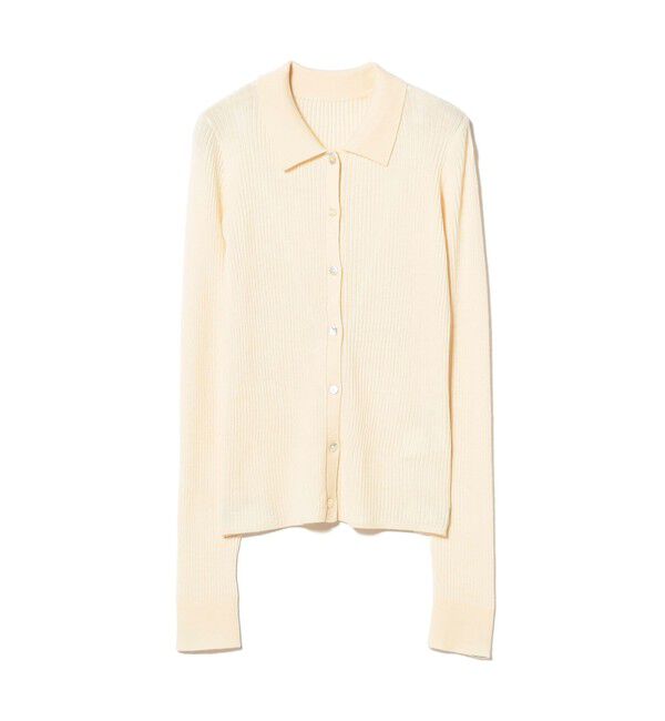 Ray BEAMS 「リブ ポロ カーディガン」|ニット・セーター|