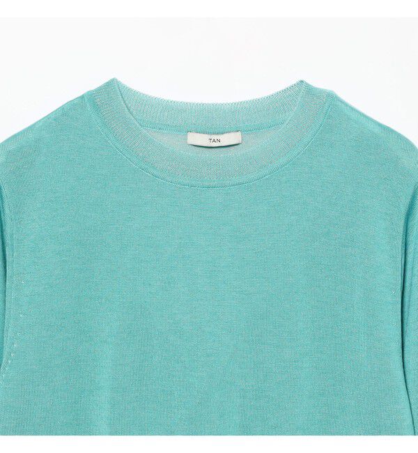 Demi-Luxe BEAMS 「TAN / テンセルウール ロングスリーブ Tシャツ」|ニット・セーター|