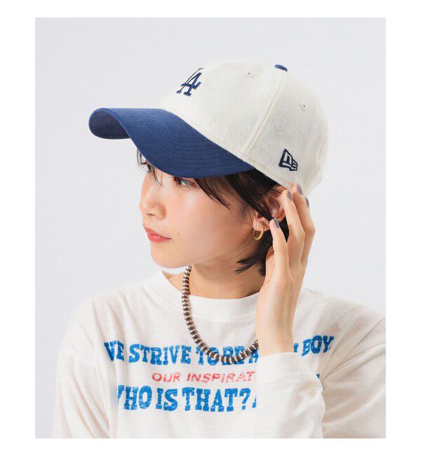 BEAMSBOY「【別注】NEW ERA / メルトン 940 MLB キャップ」|その他|WHITE