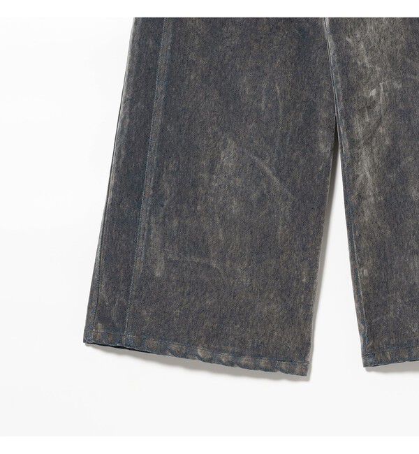 Ray BEAMS 「フロッキー デニム ワイド パンツ」|デニム|
