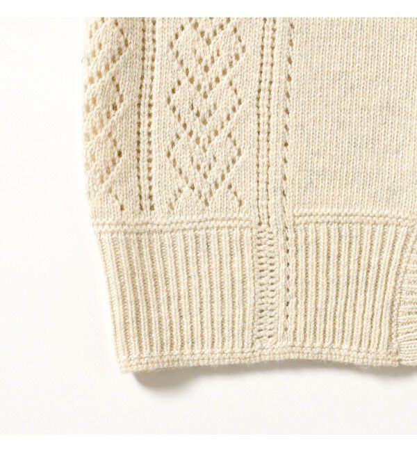 BEAMSBOY「レース ニット ベスト」|ベスト・ジレ|