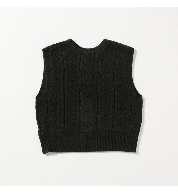 BEAMSBOY「レース ニット ベスト」|ベスト・ジレ|