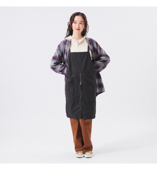 BEAMSBOY「ワーク エプロン ワンピース」|ワンピース|