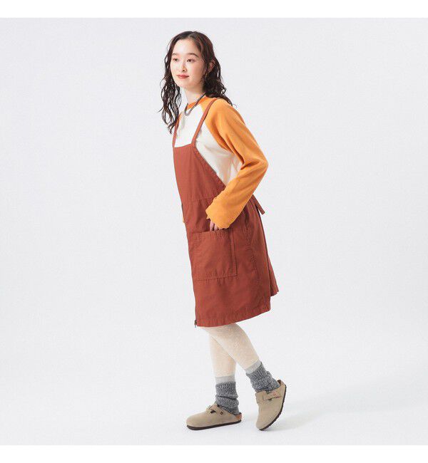 BEAMSBOY「ワーク エプロン ワンピース」|ワンピース|