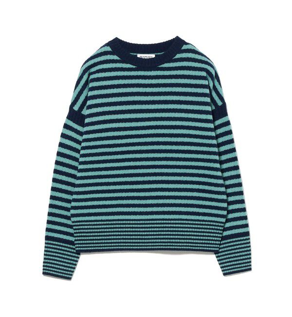 BEAMSBOY「7ゲージ ボーダー クルー ニット」|ニット・セーター|