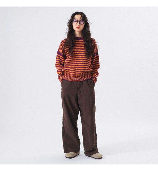 BEAMSBOY「7ゲージ ボーダー クルー ニット」|ニット・セーター|