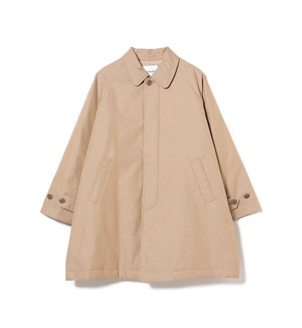 BEAMSBOY「コットン ポリエステル シャンブレー ステンカラー コート」|ダッフルコート|