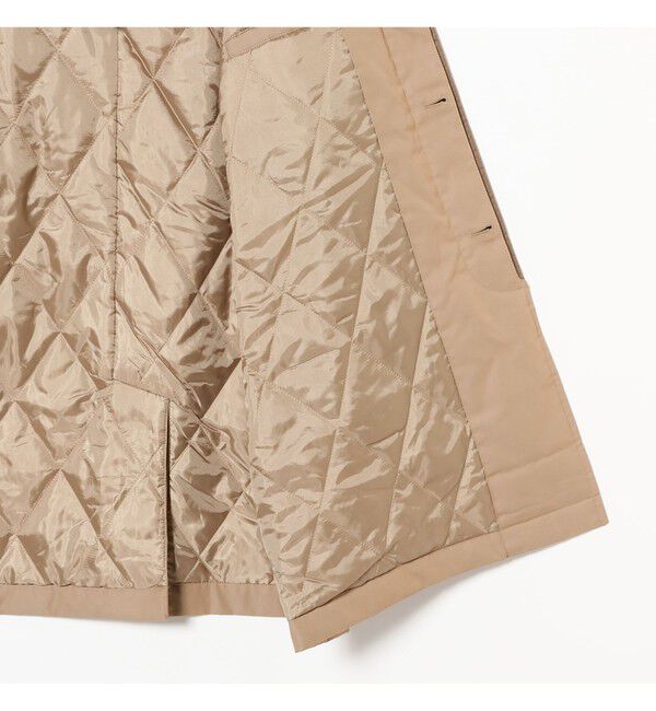 BEAMSBOY「コットン ポリエステル シャンブレー ステンカラー コート」|ダッフルコート|