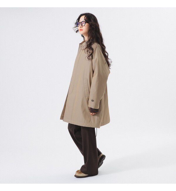 BEAMSBOY「コットン ポリエステル シャンブレー ステンカラー コート」|ダッフルコート|