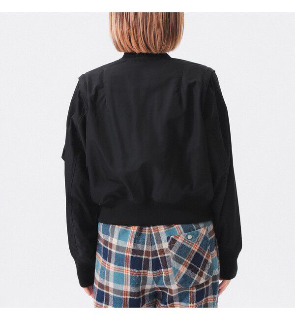 BEAMSBOY「デタッチ スリーブ ミリタリー ブルゾン」|ブルゾン・スタジャン|
